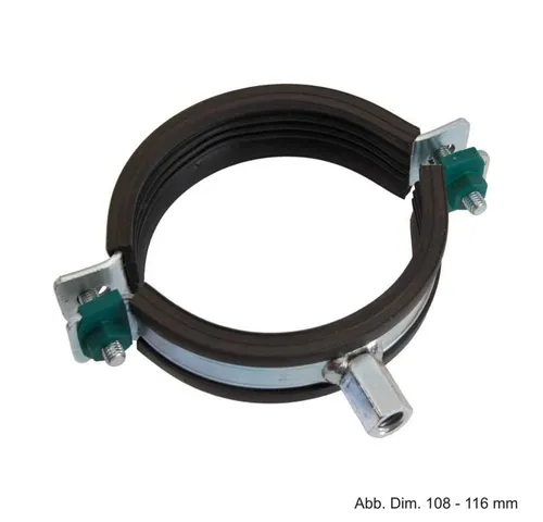 Walraven Rohrschelle BIS Schwerlastschelle HD1501, M10 / M12, (BUP1000), 65 - 71 mm