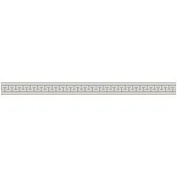 A.S. Création Borte selbstklebend Mäander  5 m x 4 cm Grau-Metallic