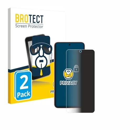 BROTECT 2 Stück Anti-Spy Blickschutzfolie für Google Pixel 8 (case-friendly) Screen Protector [Displayschutz-Folie, Sichtschutz, Blaulichtfilter]