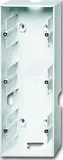 Busch-Jaeger 1703-84 AP Gehäuse 3-fach - 3-fach Aufputz-Gehäuse für modulare Installationsschalterprogramme, ideal für individuelle Elektroinstallationen in studioweiß.