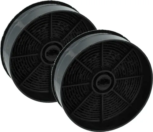 vhbw 2x Aktivkohlefilter kompatibel mit Faber INKA ICH SS A52 (I.SMART HCS), INKA ICH SS A70 (I.SMART HCS) Dunstabzugshaube - 12,4 cm