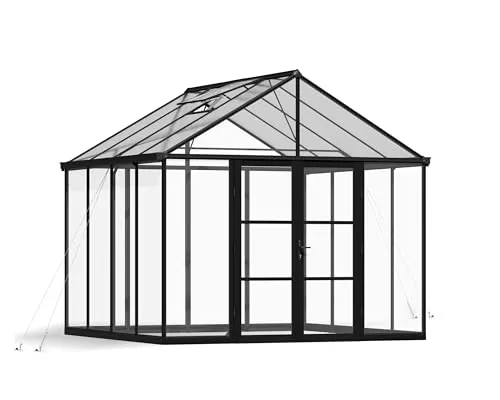 Gewächshaus Aria 10x10 schwarz 304x308 cm | Canopia