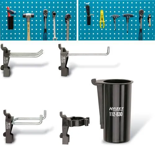 Hazet Werkzeughalter 11-teilig 112/11 – Robuster Halter für Werkzeuge - Ständer für HAZET Werkstattwagen, 11-teiliges Set für einfachen Zugriff auf Werkzeuge, robuste Materialien für lange Lebensdauer und zuverlässige Aufbewahrung.
