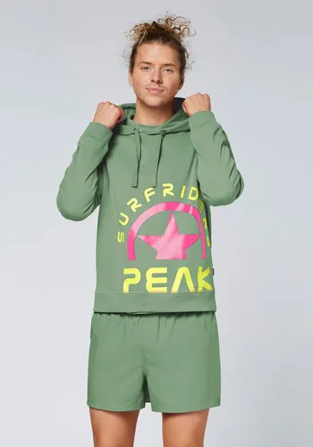 Chiemsee Kapuzensweatshirt im freshen Farbdesign von Chiemsee