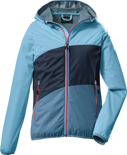 Killtec Funktionsjacke für Mädchen - Wasserdicht & Packbar, Farbe Blau, Größe 176 - Funktionsjacke für Mädchen mit 10.000 mm Wassersäule, winddicht und packbar. Ideal für Outdoor-Aktivitäten, ausgestattet mit elastischen Bündchen und seitlichen Zippertaschen.