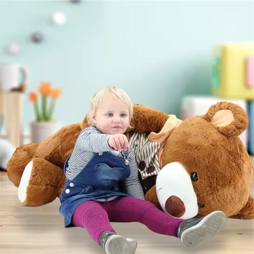 Sweety-Toys Riesen Teddy LOVE YOU Bär 120 cm - Stofftier & Teddybär, kuschelweich und ideal als treuer Spielpartner für Kinder, antiallergisch und waschbar bei 30 Grad, perfekt als Geschenk zu jedem Anlass.