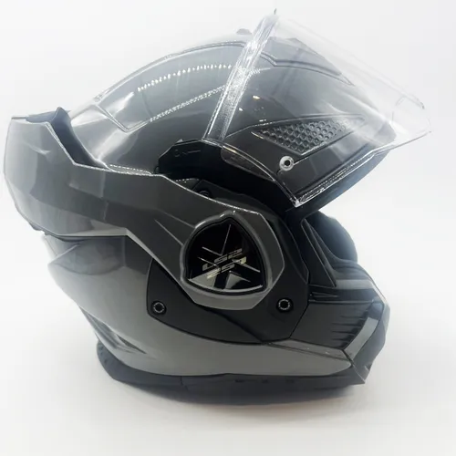 LS2 FF901 Advant X Solid Klapphelm, grau, Größe M