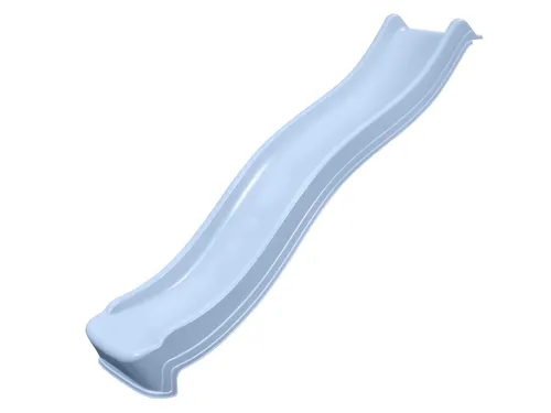 Rutsche 220 cm für Kinder Spielturm in Pastellblau - Viel Spaß im Freien mit dieser 220 cm langen Rutsche aus robustem Kunststoff. Ideal für Spielturm-Anlagen, sorgt sie für aufregende Rutschpartien und fördert die motorischen Fähigkeiten von Kindern ab 3 Jahren.