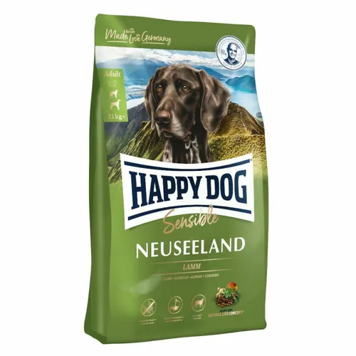 Happy Dog Supreme Neuseeland 12,5kg - Super-Premium Hundefutter mit 21% Lamm, ideal für ausgewachsene Hunde ab 11 kg, jetzt mit Überraschung und 3% Rabatt für Stammkunden!