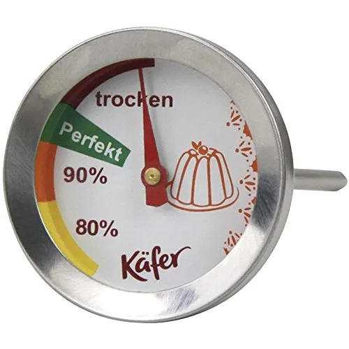 Käfer T512C Kuchen-Thermometer, analog, Edelstahl