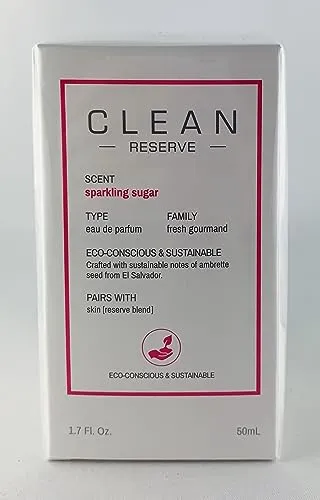Clean Reserve - Sparkling Sugar EDP 50 ml - Eau de Parfum für Damen, mit einem erfrischenden, süßen Duft, der den ganzen Tag anhält und für gute Laune sorgt.