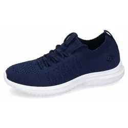 Dockers by Gerli Damen Sneaker 48HP208 700670 Blau, Gr. 36 - Sneaker aus leichtem Textil-Mesh mit Sockenform für optimalen Tragekomfort. Die Soft Insock sorgt für individuelle Anpassung und Entlastung der Ferse.