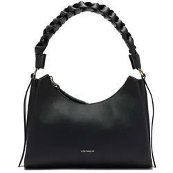 COCCINELLE Leder-Henkeltasche Schwarz - Stilvoll und praktisch - Handtaschen aus hochwertigem Leder mit verstellbarem Umhängeriemen, ideal für den täglichen Gebrauch und stilvolle Anlässe.