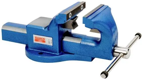 Bahco Schraubstock 834V-4 - Robuster Schraubstock mit 100mm Spann-Weite - Werkstatteinrichtung mit hoher Spannkraft, ideal für präzise Arbeiten in der Werkstatt oder beim Heimwerken.