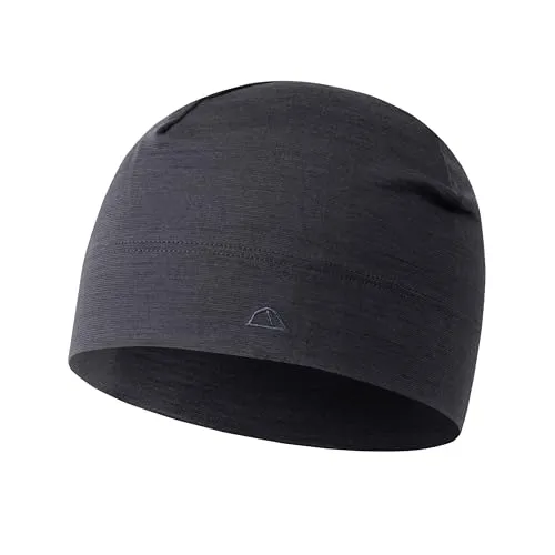 TOM FYFE Premium Leichte Merino Beanie Unisex Anthrazit/S/M – 100% Merinowolle, temperaturregulierend - PFLEGELEICHTE BEANIE | Maschinenwaschbar bei 30 °C, ideal für Alltag und Sport. WEICHER TRAGEKOMFORT | Flauschige Nähte und hochwertige Merinowolle für angenehmes Tragen. VIELSEITIG UND FUNKTIONAL | Perfekt für jede Gelegenheit, schnell trocknend und geruchsneutral.