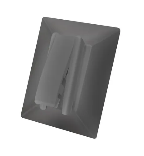 dekohaken24.de Klebeträger Klebeplatten mit Klemmschuh/Spannschuh, für Kunststofffenster und andere glatte, tragfähige Oberflächen, Klebehalter,Klebepad,Montage von Plissees ohne Bohren am Fensterrahmen