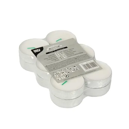PAPSTAR 144 Maxi Lichte Ø 59 mm 20 mm weiß aus 100% Stearin