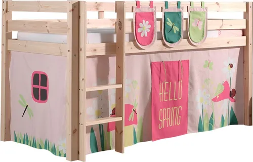 Spielbett >PINO< in Kiefer massiv natur - 210x114x106 (BxHxT)