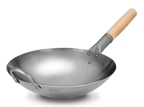 Craft Wok Handgehämmerter Karbonstahl Pow Wok 30,5 cm
