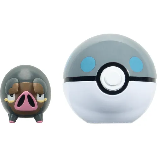 Jazwares Pokémon Clip'n'Go Poké Balls Ferkuli & Schwerball (PKW3633)