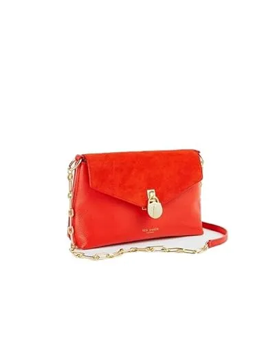 Produktbild Ted Baker Miliaa Umhängetasche mit Vorhängeschloss, Leder, Orange, Orange, Medium