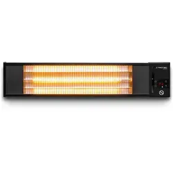 Trotec Infrarot Heizstrahler IR 2010 S - Heizstrahler für den Außenbereich mit dreistufiger Infrarotwärme (max. 2.000 W), inklusive Fernbedienung, LED-Anzeige und Timer für optimalen Komfort.