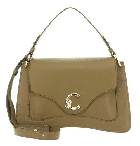 COCCINELLE C-Me Umhängetasche aus hochwertigem Rindsleder - Elegante Umhängetasche aus echtem Rindsleder, ideal für den Alltag. Mit verstellbarem Schulterriemen und geräumigem Hauptfach für Ihre Essentials. Stilvoll und praktisch zugleich.