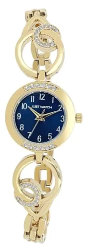 Just Watch Quarzuhr Liana - Elegante Armbanduhr mit goldfarbigem Gehäuse und Edelstahlarmband, wasserdicht bis 5 bar - perfekt für stilvolle Anlässe und den Alltag.