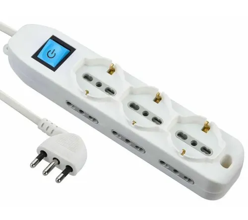 Electraline Multisteckdose 9 Steckdosen 10/16A weiß - 62038