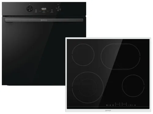Gorenje Dark Pepper Set PCD - Backofen BPS6737E04DBG + Glaskeramikkochfeld ECT643BX autark