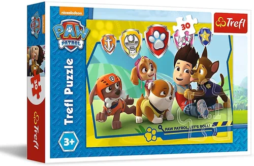 TREFL - PAW PATROL 30-teiliges Puzzle: Reiter und seine Freunde -  - TRF18239