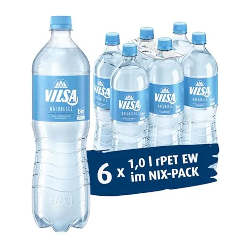 VILSA Mineralwasser Naturelle, 6 x 1,00 l PET von Vilsa