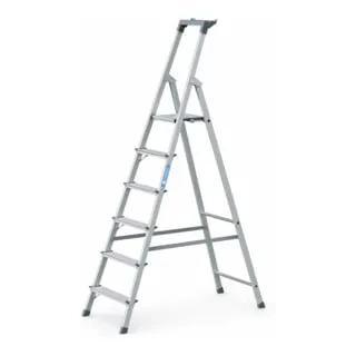 ZARGES Stufenstehleiter Aluufen mit Plattform von ZARGES