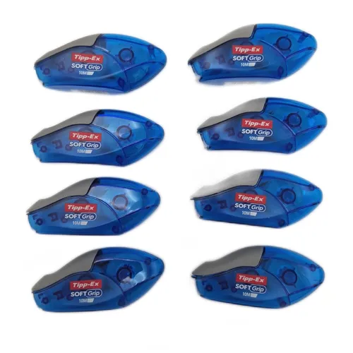 Tipp Ex Soft Grip Korrektur Roller 10m x 4,2mm 10er Pack Schule - Unvollständig