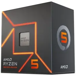 AMD Ryzen 5 7600 Prozessor - 6 Kern, 12 Threads, 3.80-5.10GHz, leistungsstark und energieeffizient für Gaming und kreative Anwendungen