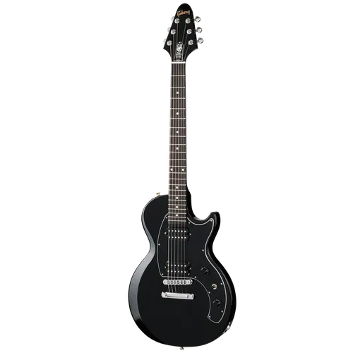 Gibson Les Paul Music City Special 50th Anniversary Ebony - Gitarren, modernes Design mit Pappel-Korpus und hochwertigem Ebenholz-Griffbrett, inklusive Soft Shell Case für optimalen Schutz.