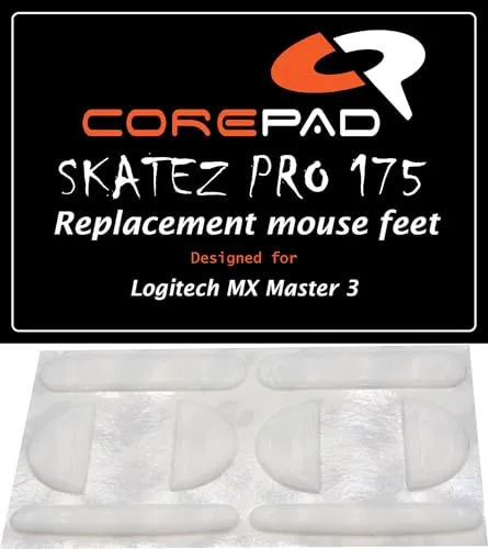 Corepad Skatez PRO 175 Ersatz Mausfüße kompatibel mit Logitech MX Master 3
