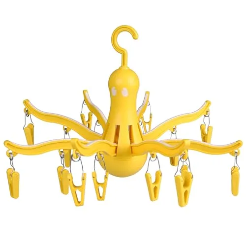 sarcia.eu PRESSA Gelber Kleiderbügel/Trockner für 16 Kleidungsstücke