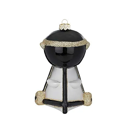 MAGIC Christbaumschmuck Weihnachtskugeln Figuren Glas mundgeblasen Weihnachtskugeln Weihnachtsschmuck Baumkugeln Baumschmuck, Kugelgrill, Glas, 11 cm, Figürlicher Glasschmuck