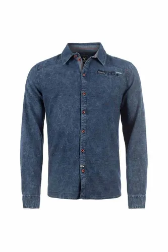 questo savage Langarmhemd Blau XL – Stilvoll & Bequem von questo savage