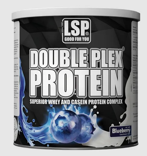 LSP DOUBLE PLEX® Whey Casein Protein Pulver (750g) - Hochwertiges Whey Casein Protein DOUBLE PLEX® (750g) – die perfekte 1:1-Mischung für eine gezielte Proteinversorgung. Ideal für Sportler zur Unterstützung der Muskelernährung.