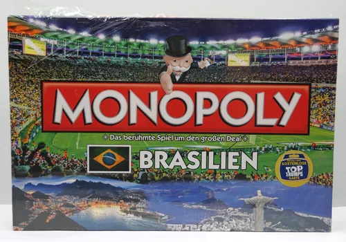 Monopoly Brasilien Fußball Brettspiel-deutsch-Hasbro / Winning Moves 43416