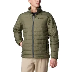 Columbia Powder Lite II Herrenjacke - Wasserabweisende Winterjacke für Herren mit Omni-Heat-Wärmetechnologie, ideal für kalte Wintertage und Outdoor-Aktivitäten. Praktischer Reißverschluss und 2 Taschen für warme Hände.