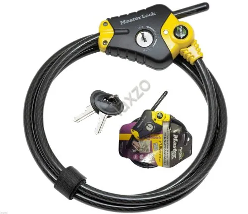 Master Lock 8433EURD Verstellbares Kabelschloss von Master Lock