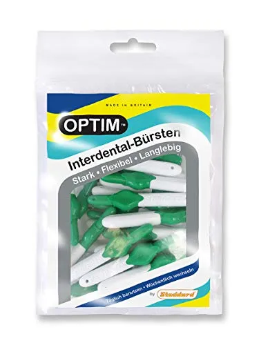 Stoddard OPTIM Interdentalbürsten 16er Pack, grün, 0,8mm Größe 5