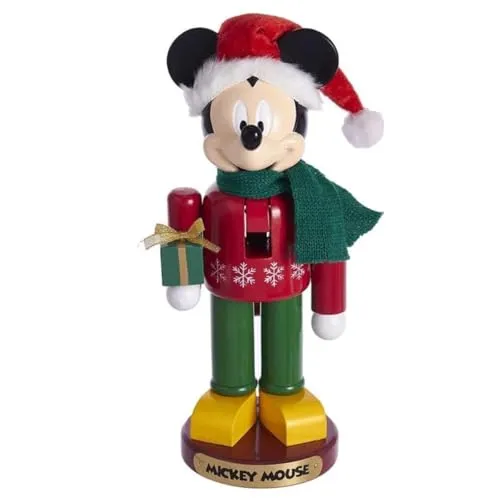 Kurt Adler DN6171L Mickey Mouse Nussknacker, 25,4 cm von Kurt S. Adler