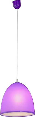 Näve Pendelleuchte Silkworm Violett in lila von Näve