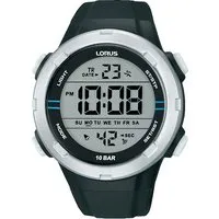 Lorus Chronograph Digital R2301QX9 - Sportliche Herrenarmbanduhr - Armbanduhren für Herren mit präzisem Chronographen, strapazierfähigem Kunststoff und modernem Design für aktive Lebensstile.
