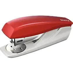Leitz NeXXt Heftgerät 5501 Halbstreifen 25 Blatt Rot 24/6, 26/6 Kunststoff, Metall
