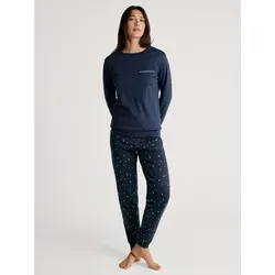 CALIDA Sweet Dreams Bündchen-Pyjama Damen von CALIDA